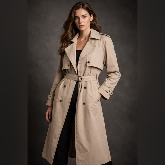 Screen-Worn Longline Trench Coat - Interview With the Vampire Belted Storm Coat - Picture 3 of 14
